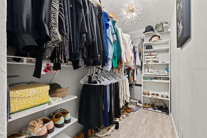 Primary walk-in closet