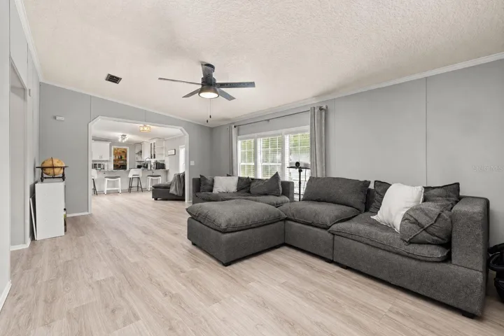 Virtual staging with flooring