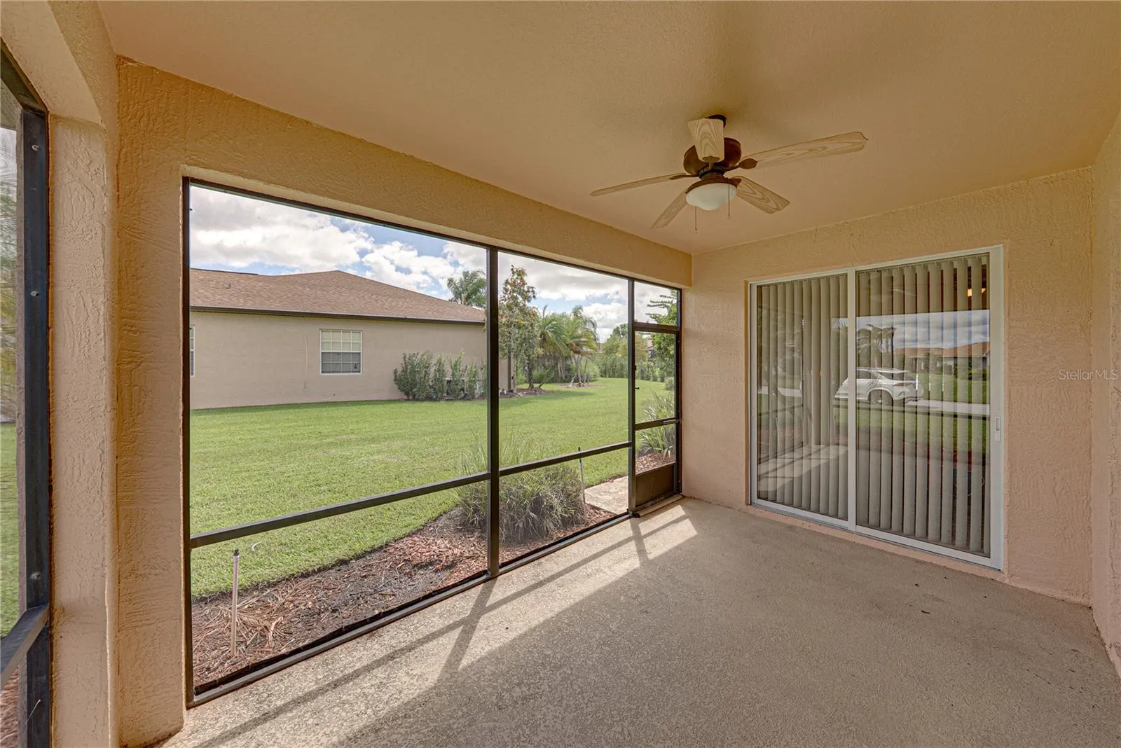 Screened veranda
