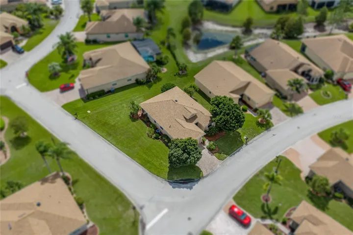 Property drone view