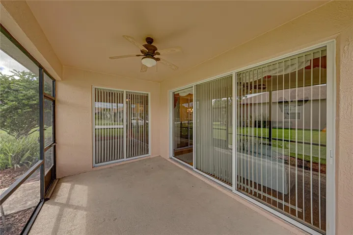 Screened veranda