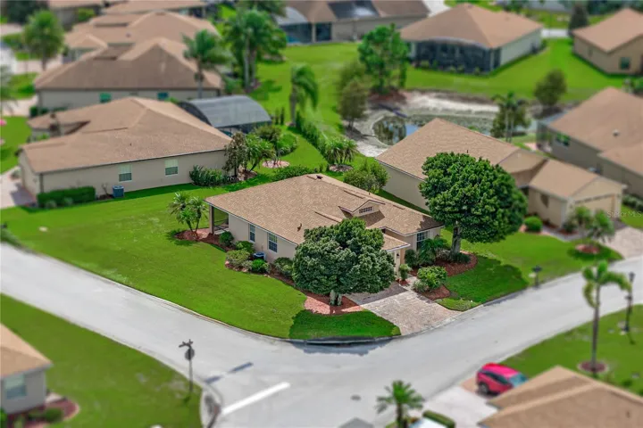 Property drone view