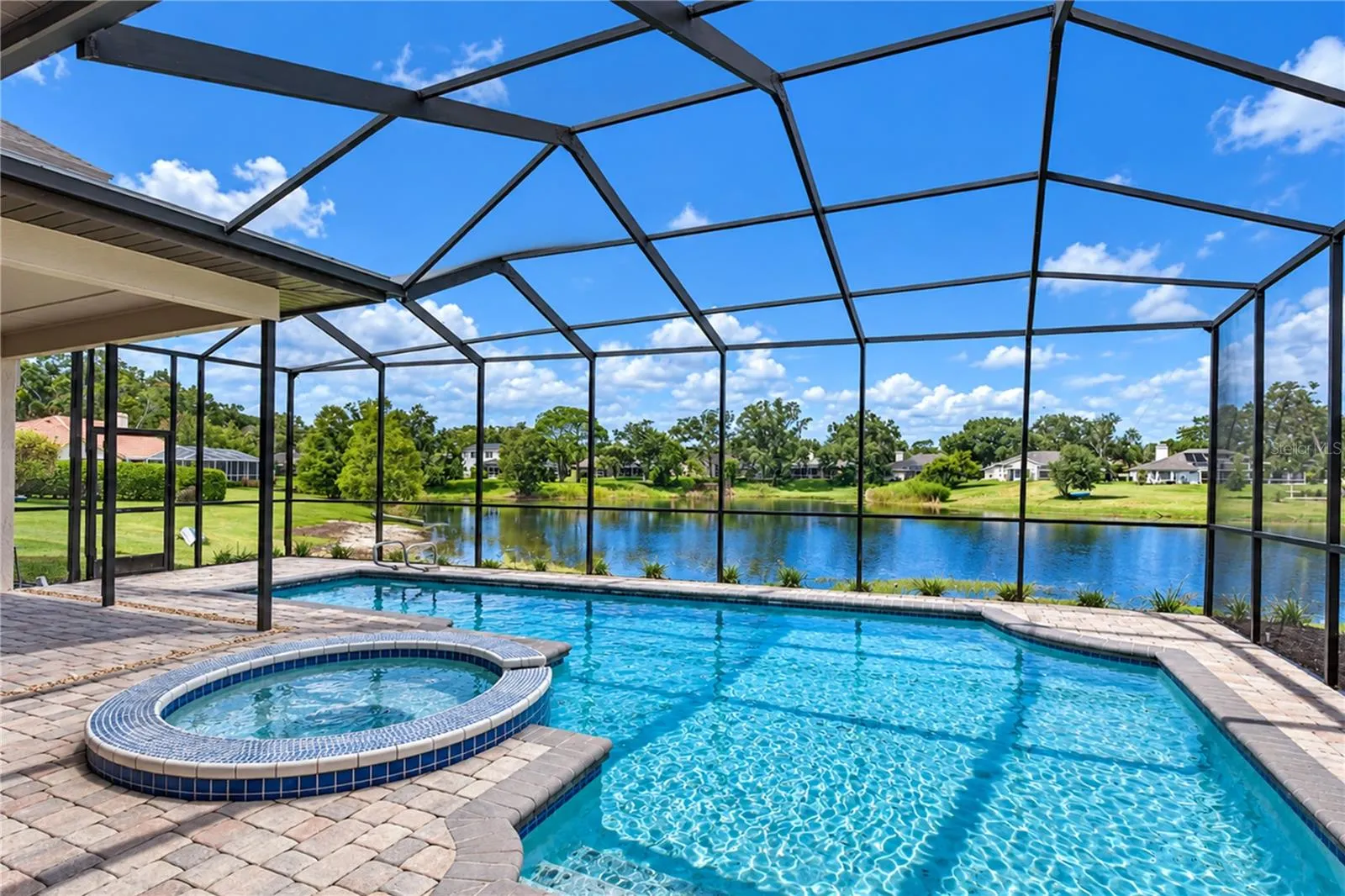 Pool/Spa - Pond View