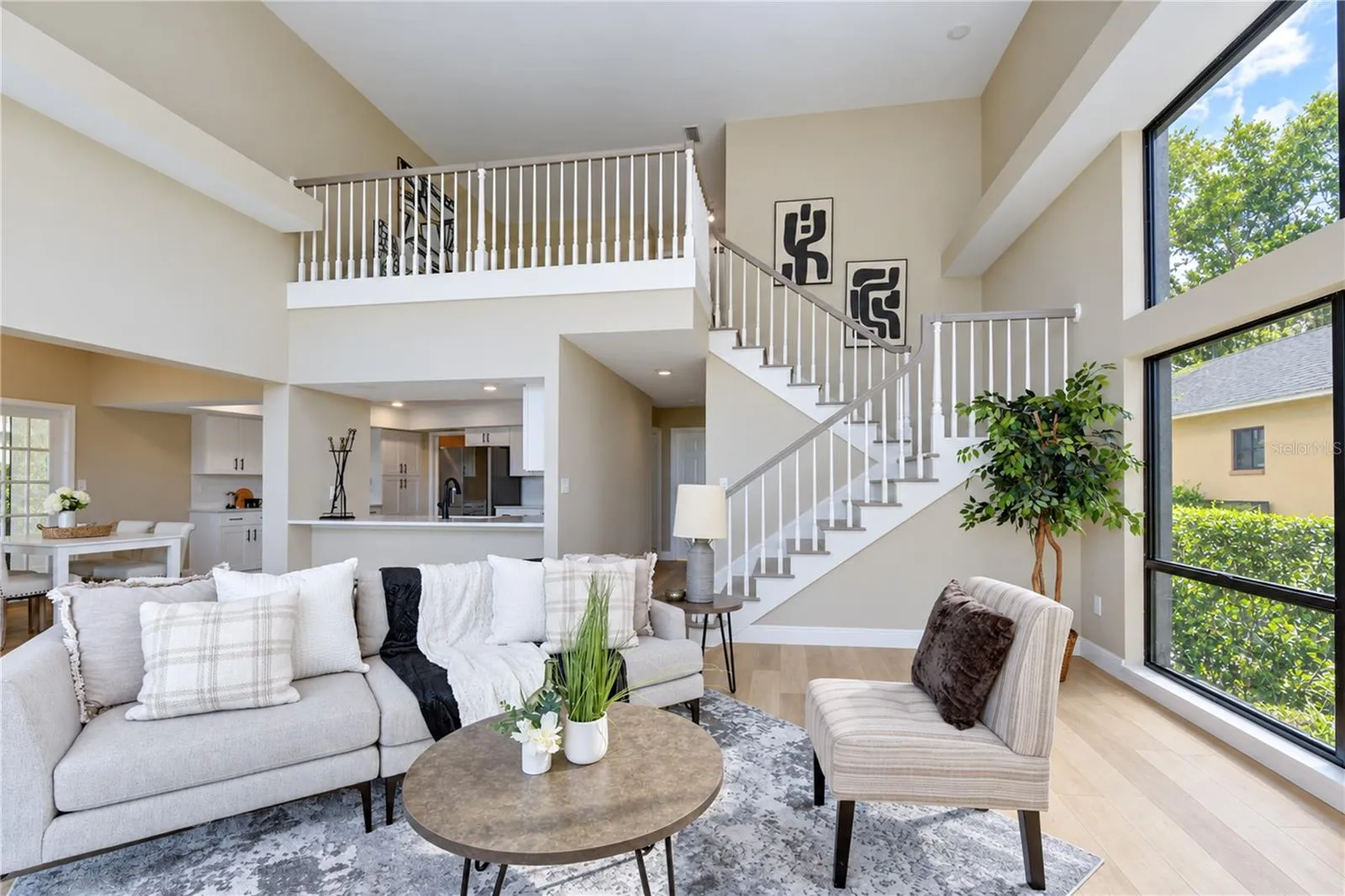 Family Room - Balcony Loft - Staircase