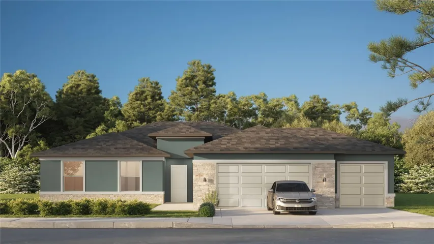 Photo is a rendering of the home.