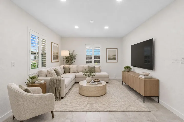 (Virtually Staged) Living Room