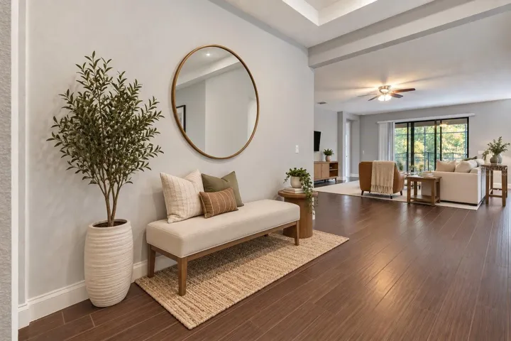 Virtually Staged Hallway