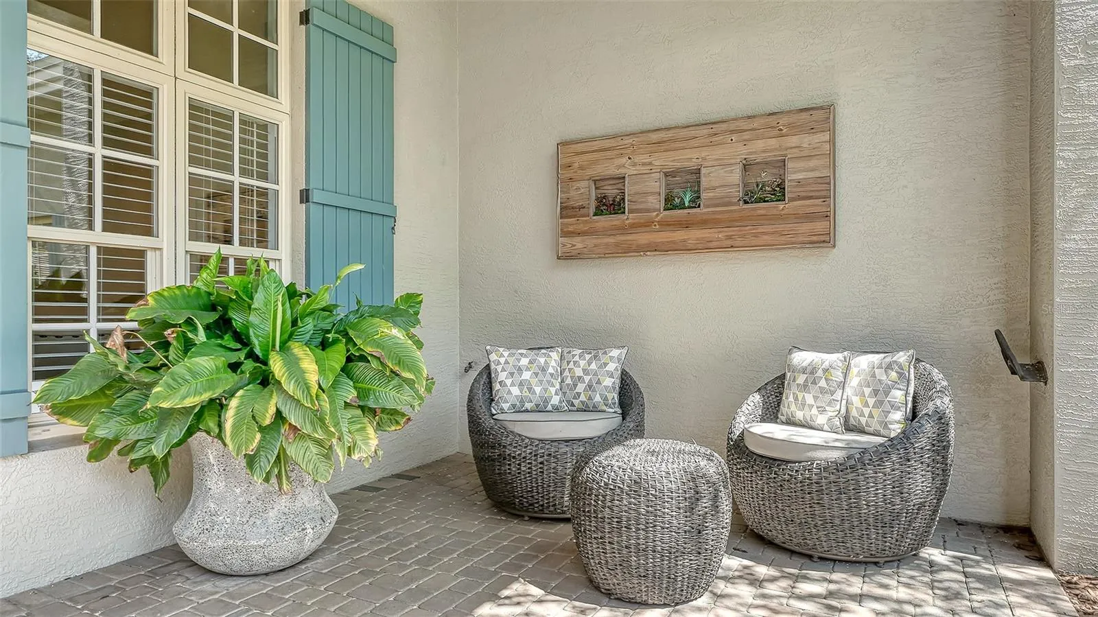 Large, covered front porch