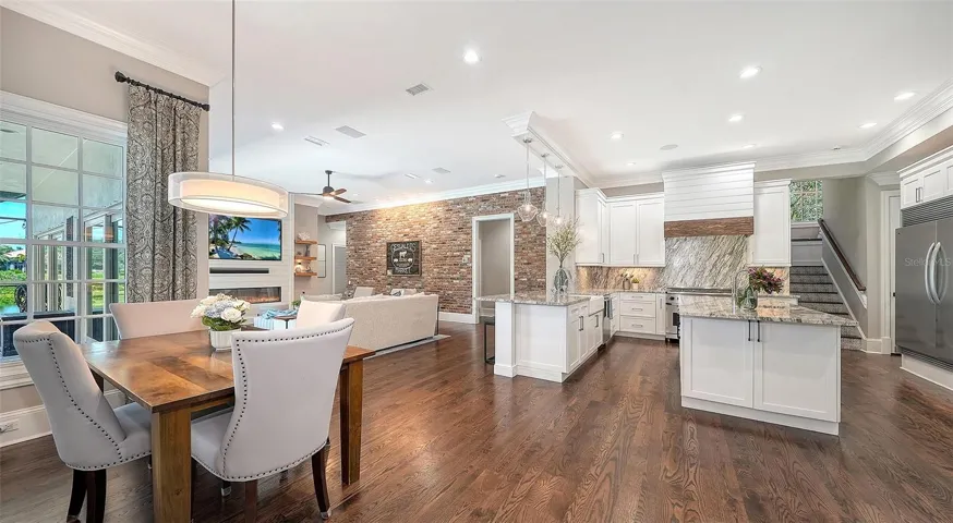 Family Room and eat in kitchen