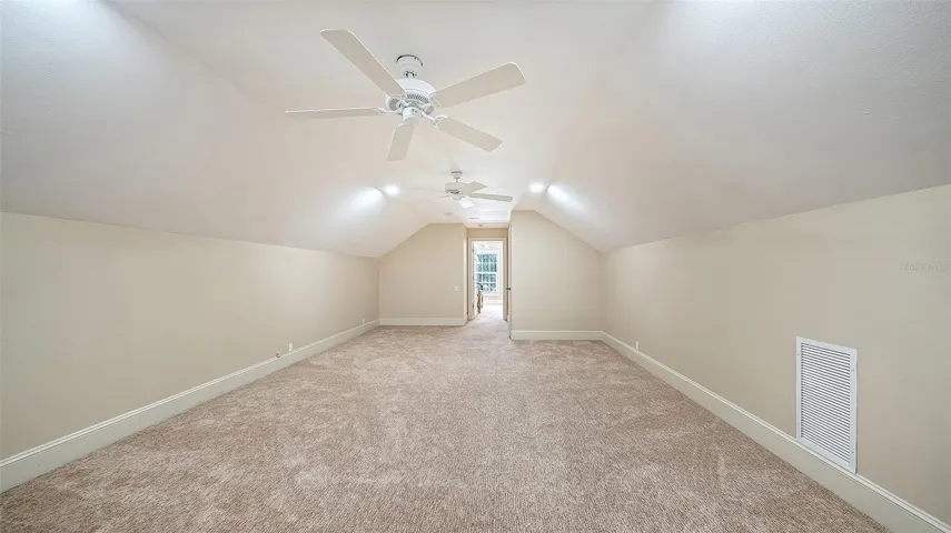 Upstairs bonus room