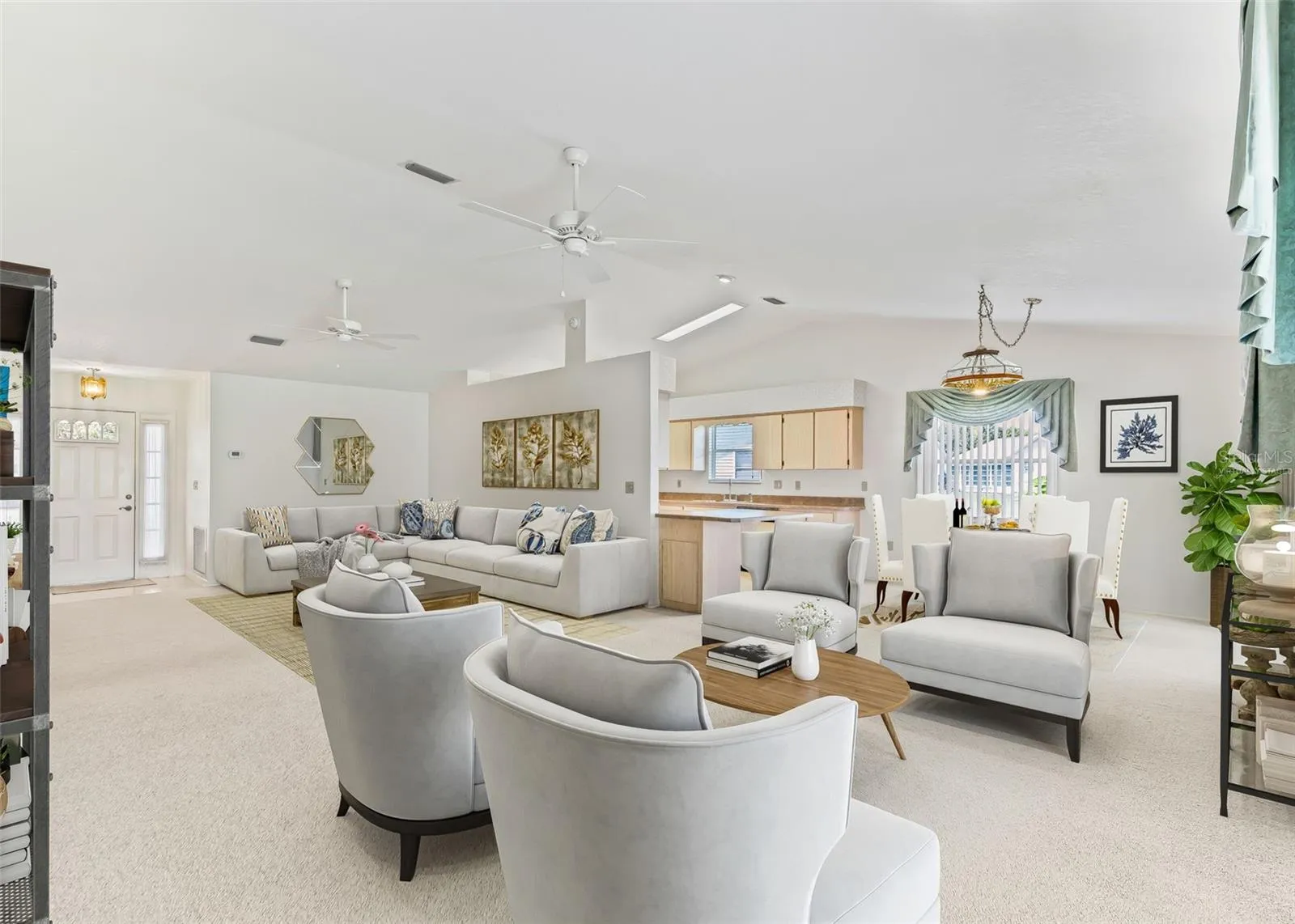 VIRTUALLY STAGED LIVING ROOM