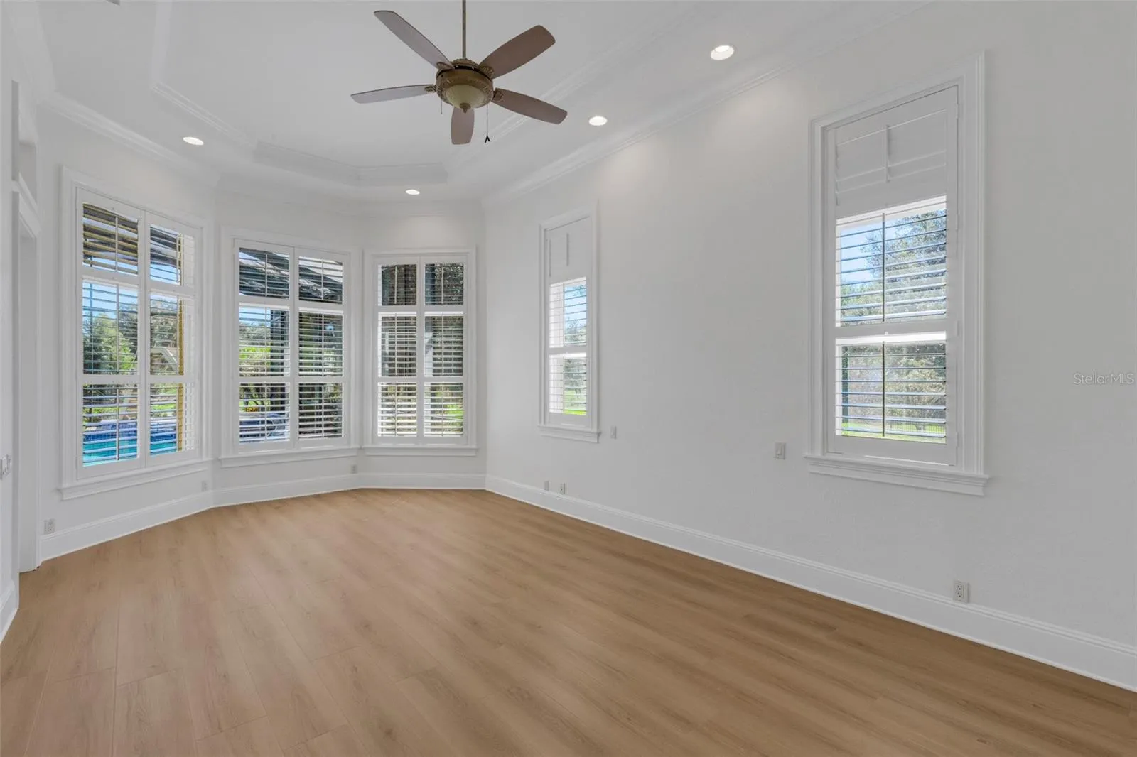 The primary bedroom is oversized and . . .