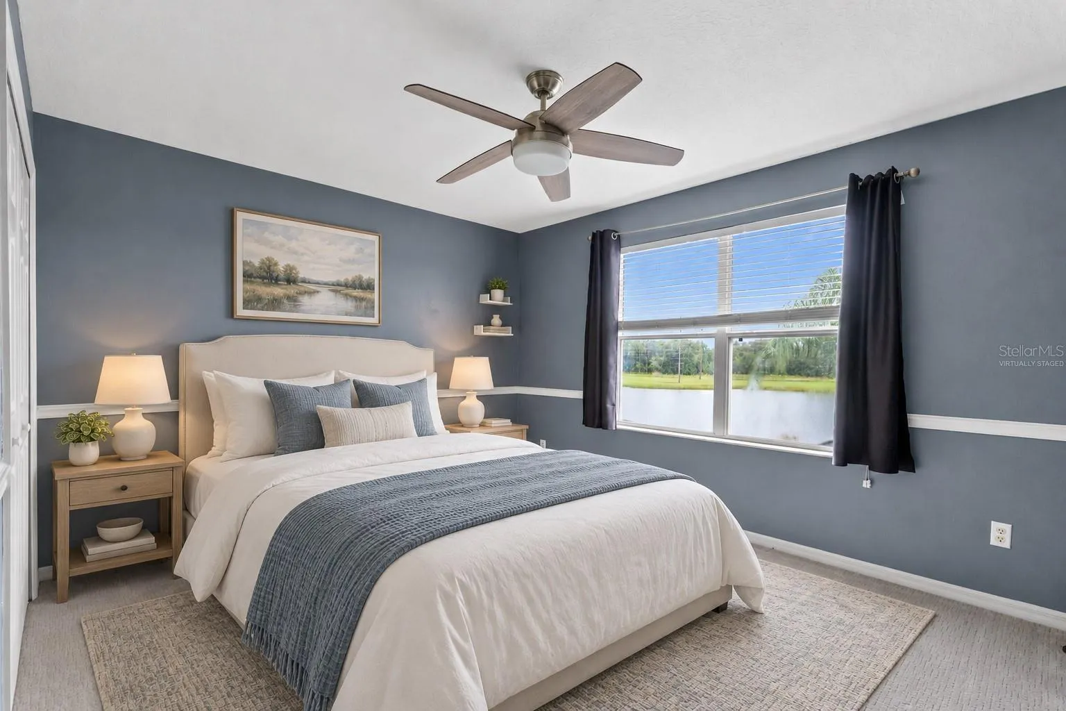 Virtually Staged: Guest bedroom
