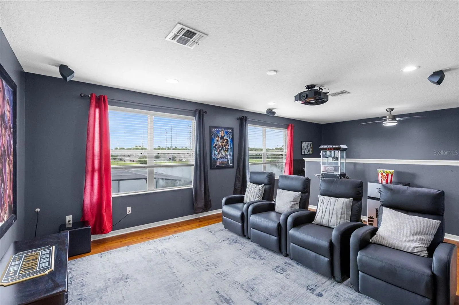 The builder’s optional oversized bonus room includes a partially divided area and provides plenty of space for a media room, home office, gym, playroom or potential 5th bedroom.
