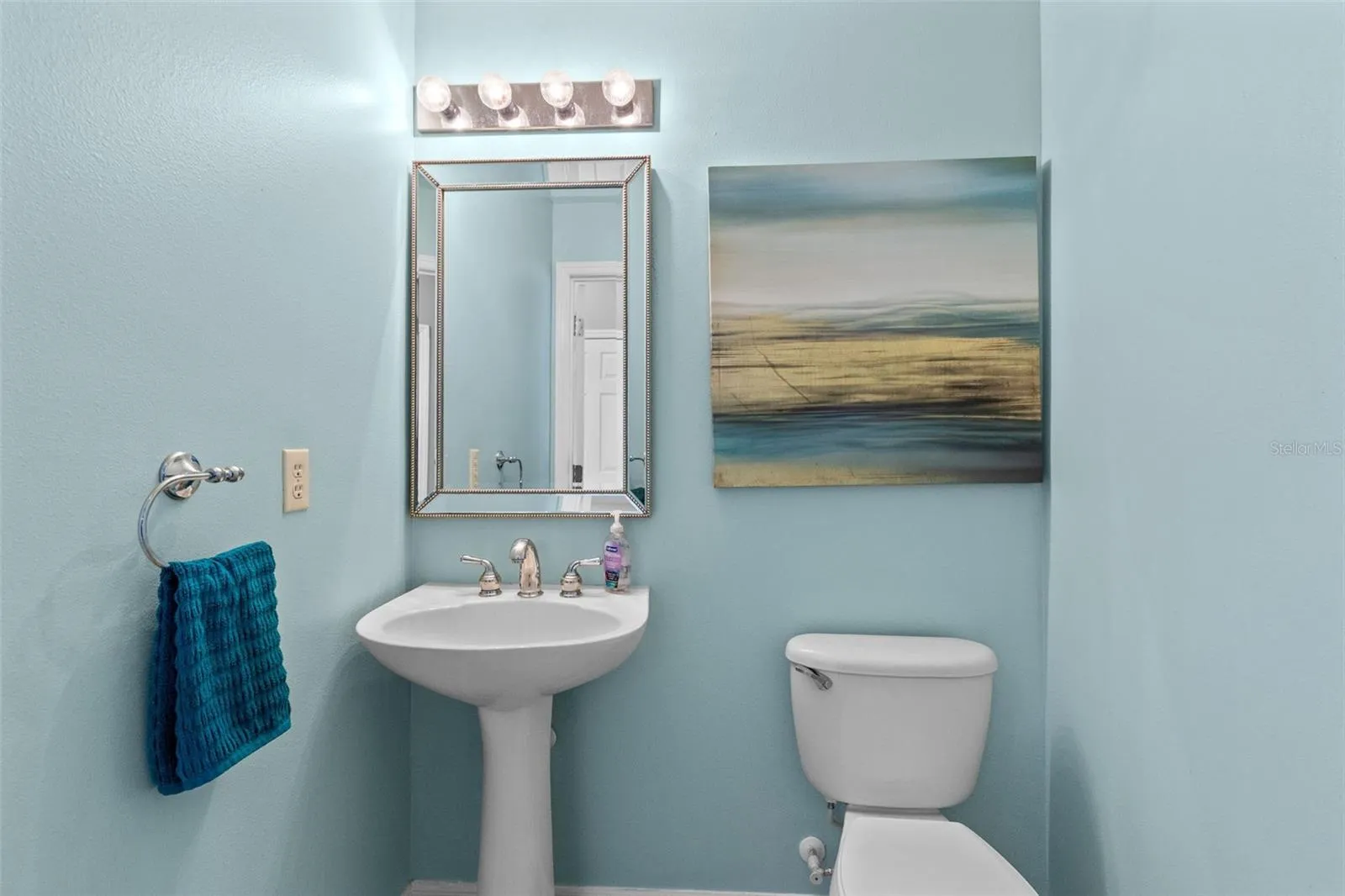 Half bath downstairs.