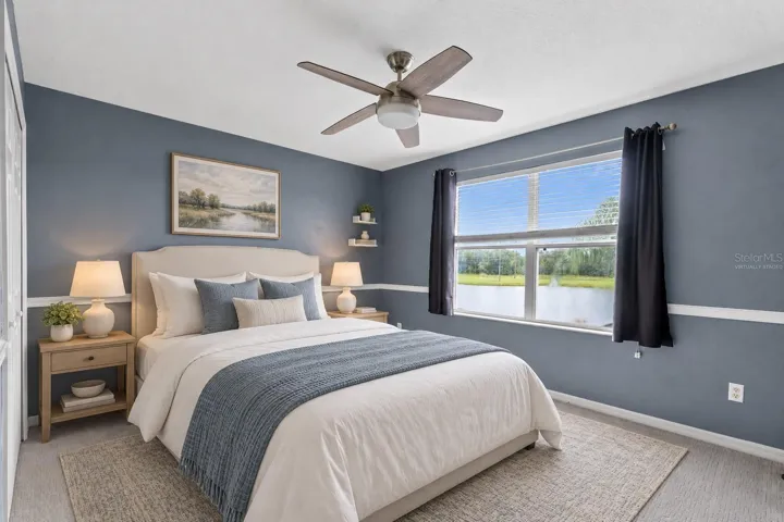 Virtually Staged: Guest bedroom