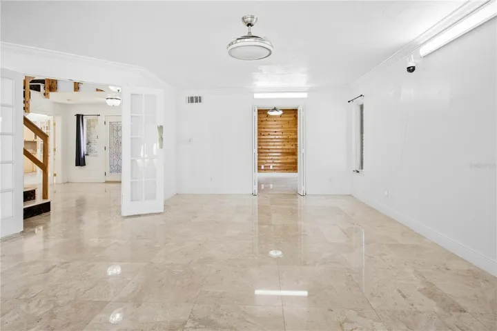 Family room and dining room combo