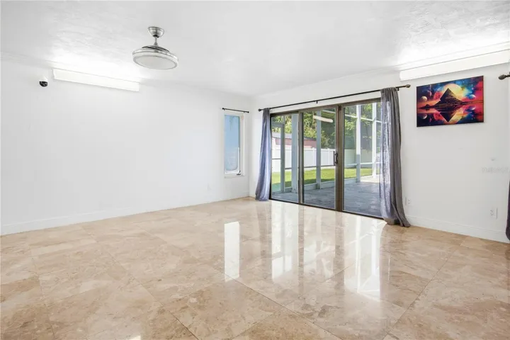 Family room and dining room combo