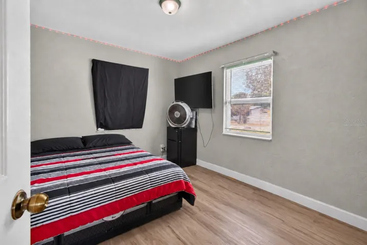 Virtually Staged. Personal Items digitally removed. Bedroom 1