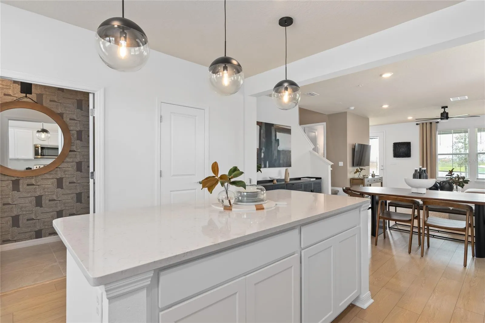 Model Home Design Only. Pictures and furnishings are for illustrative purposes only. Elevations, colors and options may vary. Furniture is for model home staging only.
