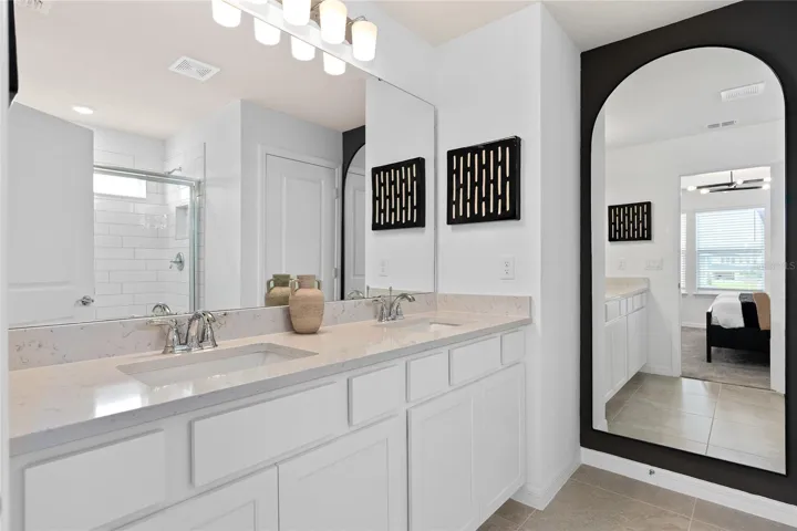 Model Home Design Only. Pictures and furnishings are for illustrative purposes only. Elevations, colors and options may vary. Furniture is for model home staging only.