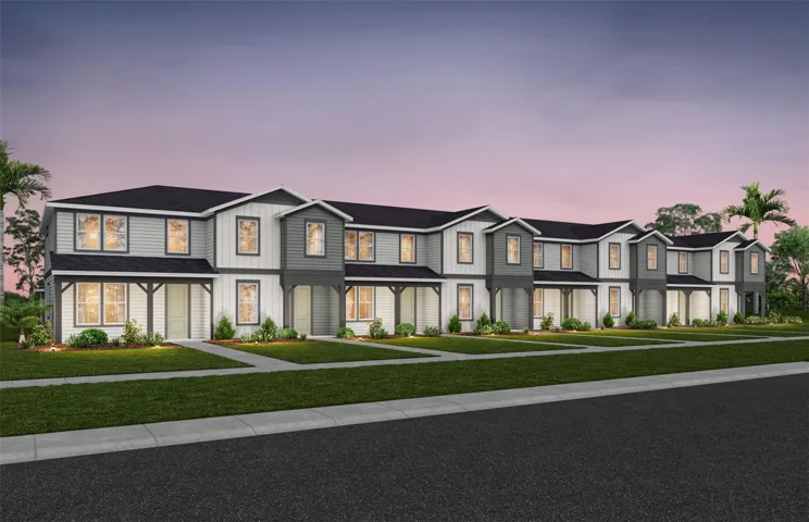 Exterior Design. Artistic rendering for this new construction home. Pictures are for illustrative purposes only. Elevations, colors and options may vary.