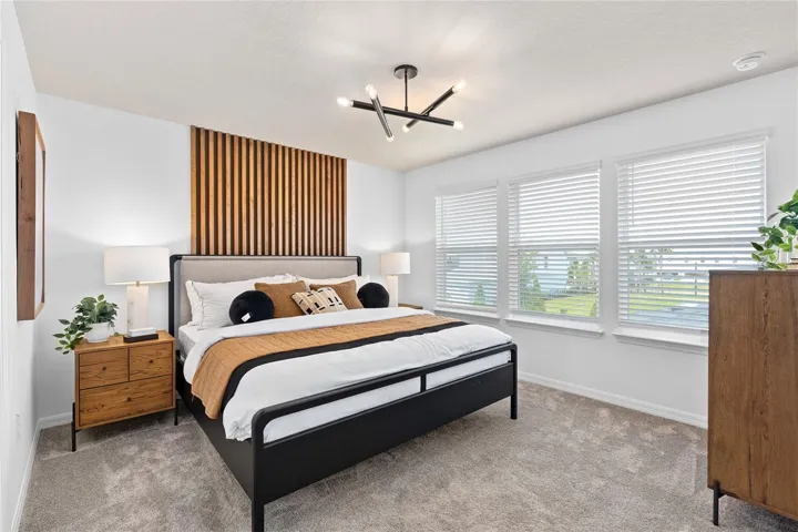 Model Home Design Only. Pictures and furnishings are for illustrative purposes only. Elevations, colors and options may vary. Furniture is for model home staging only.