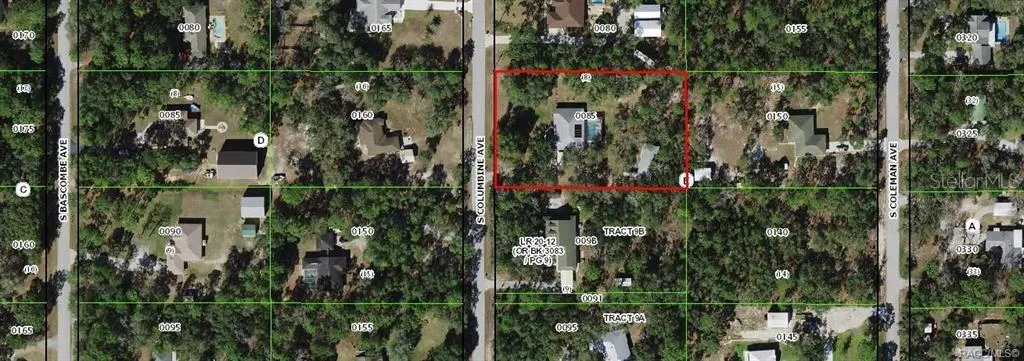 From the Property Appraisers Office- A LOOK AT THE HOMESITE – Parcel view provides perspective on the property boundaries, home placement and surrounding lots. Homesite sits on 1.25 acres.
