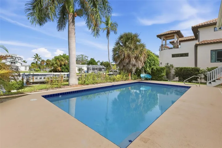 Oversize Pool Deck. New Pool Equipment.