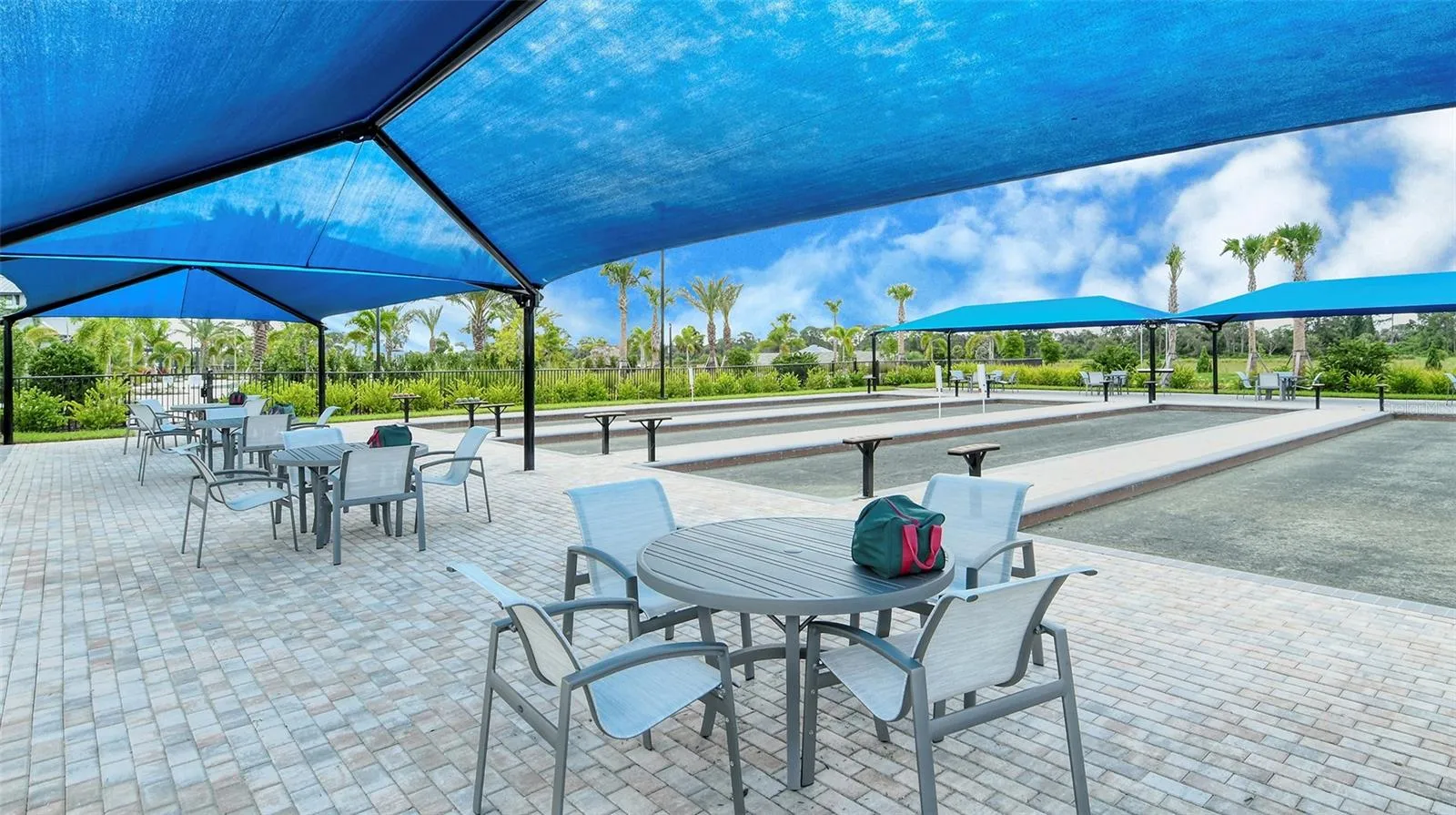 4 Bocce courts
