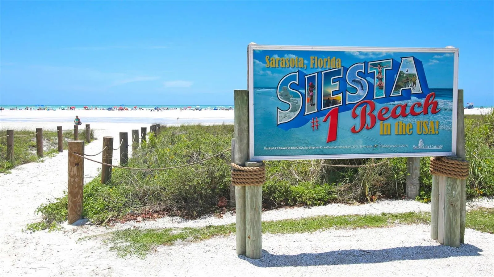 Siesta beach , 12 miles from the house