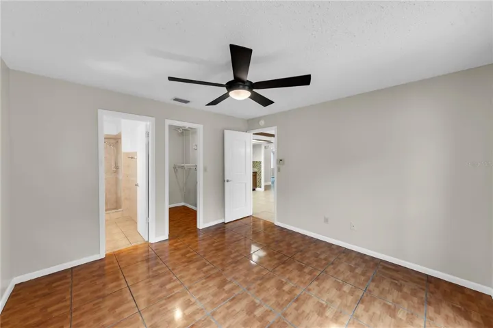 Primary Bedroom with walk-in closet