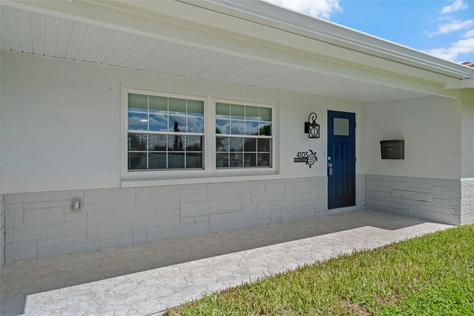 NEW WINDOWS, NEW EXTERIOR PAINT
