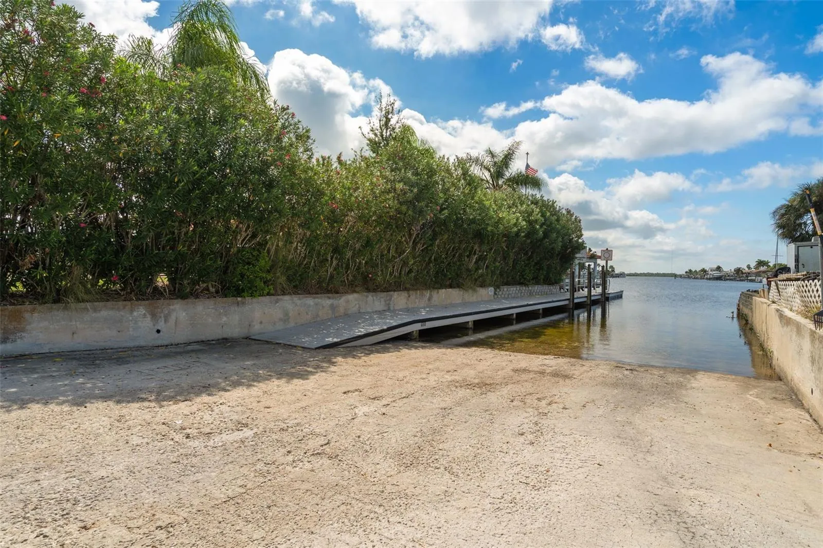 Gulf Harbors community boat ramp
