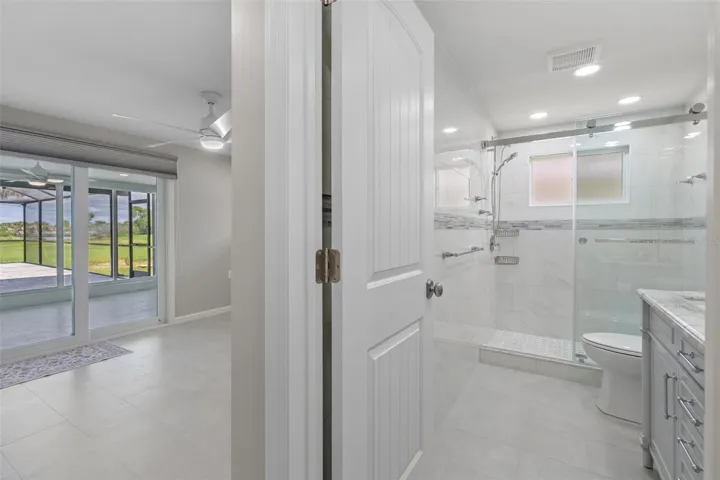 BRAND NEW Primary bath into Primary suite