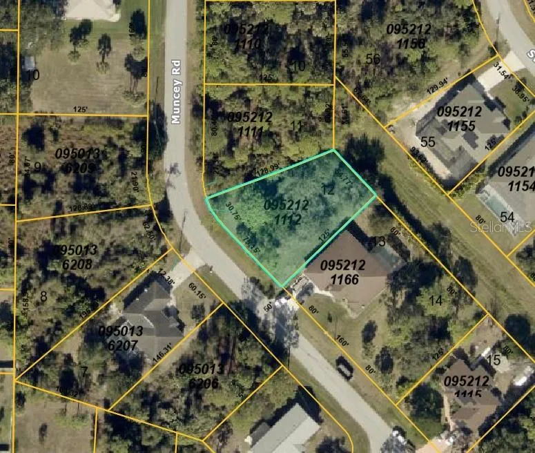Aerial view - lot outlined