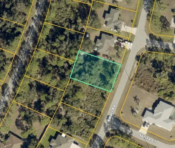Aerial view - lot outlined