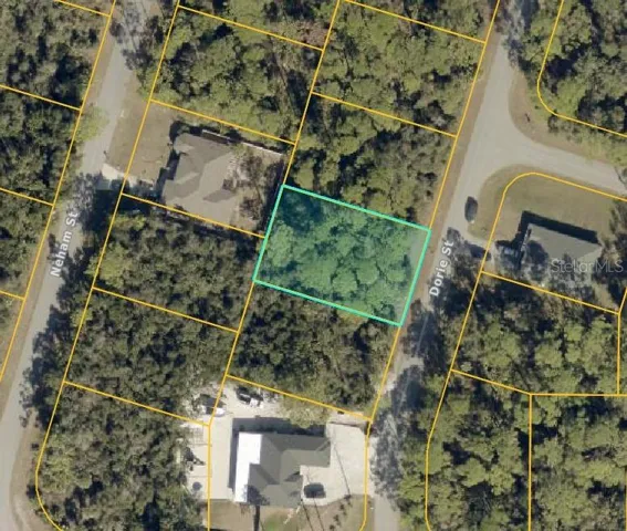 Aerial view - lot outlined