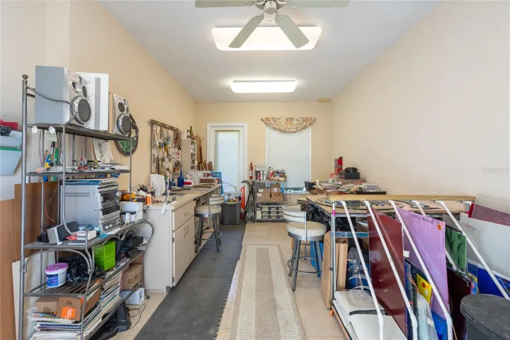Workroom, Gym, crafts, storage