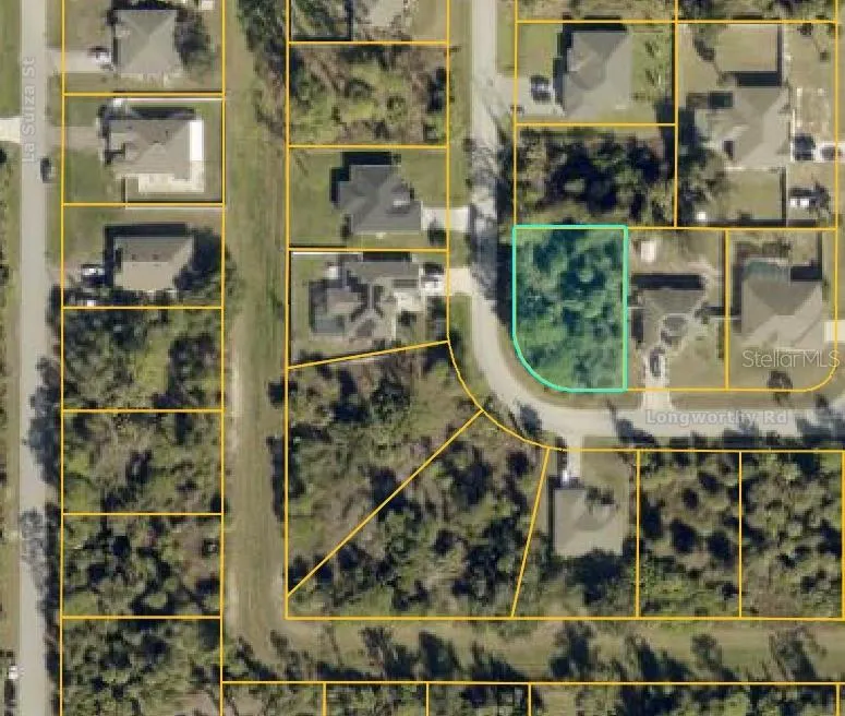 Aerial view - lot outlined