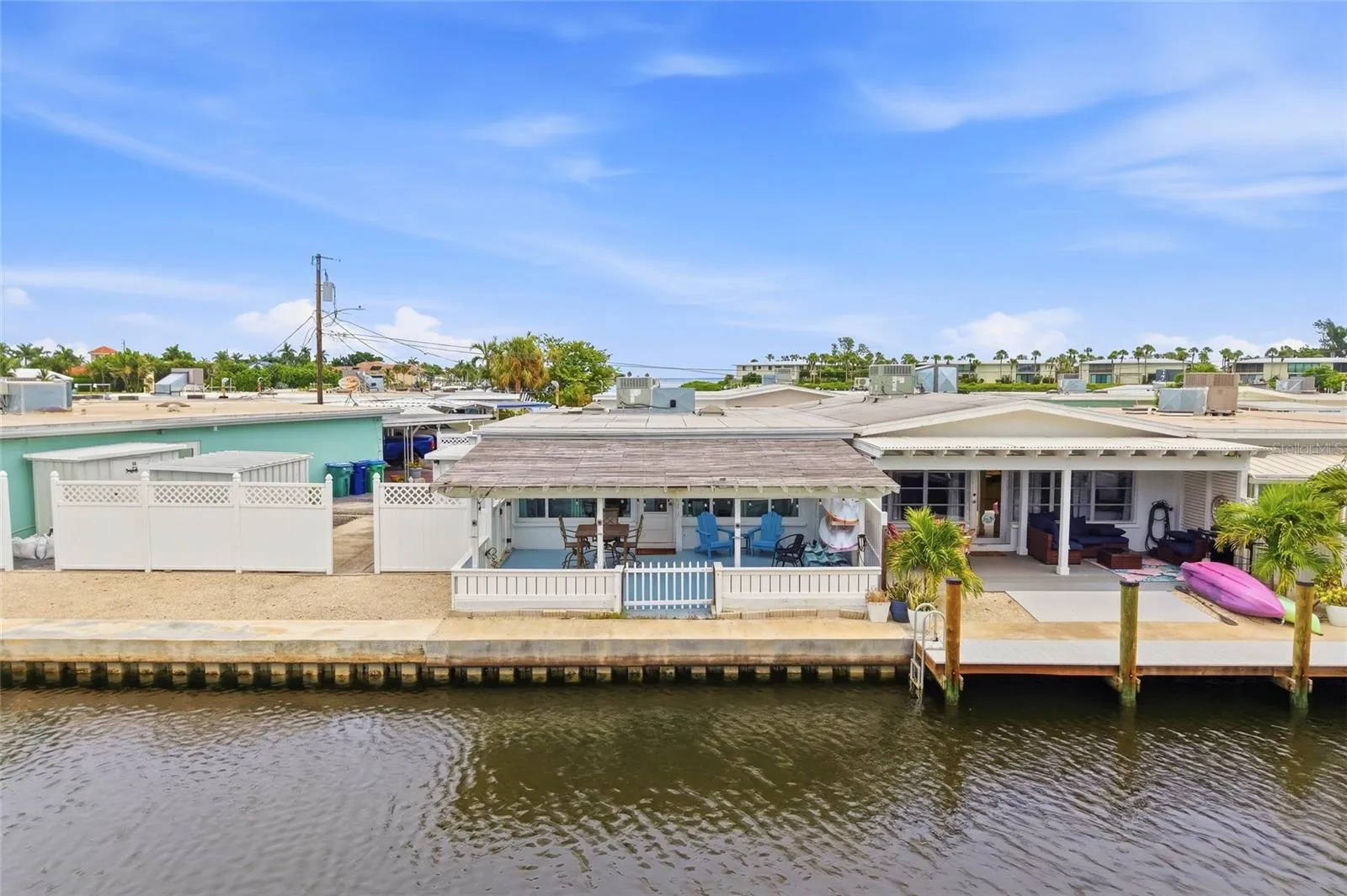 Room for fishing. ADDITIONAL SPACE ALLOWS ROOM ON LEFT FOR BBQ AND STORAGE FOR BEACH TOYS AND FISHING GEAR, BOATING GEAR