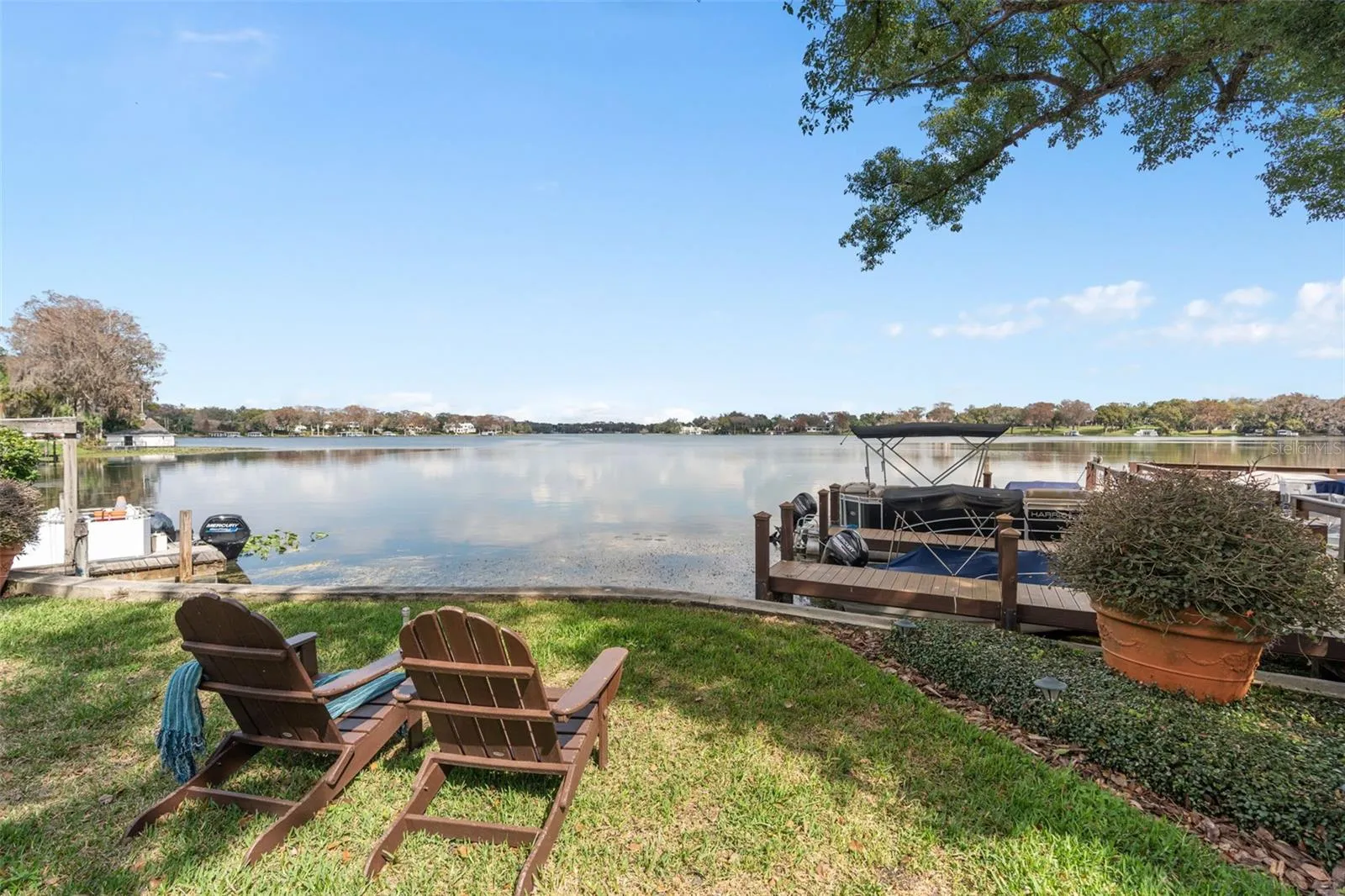 Enjoy the views of Lake Osceola...
