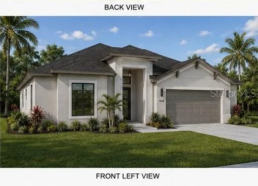 Rendering - home not yet built - Front Left view