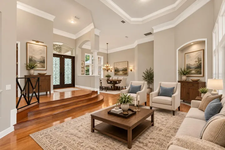 Living &amp; Dining Rooms Virtually staged