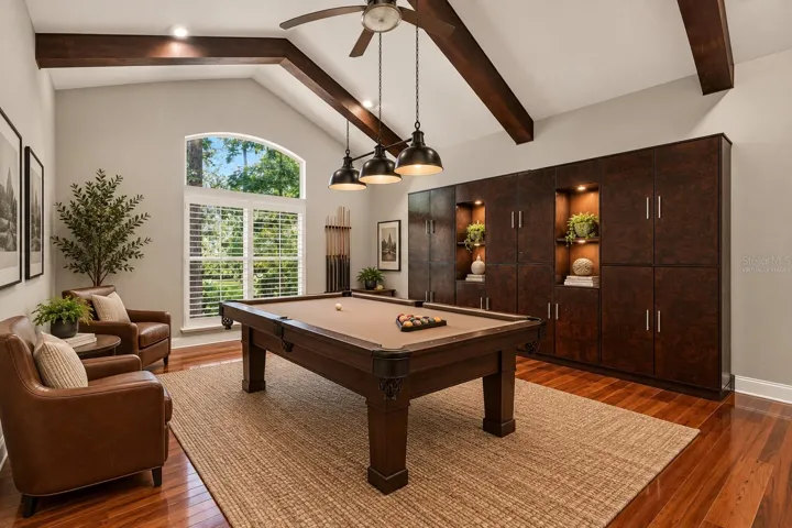 Entertainment Room Virtually staged