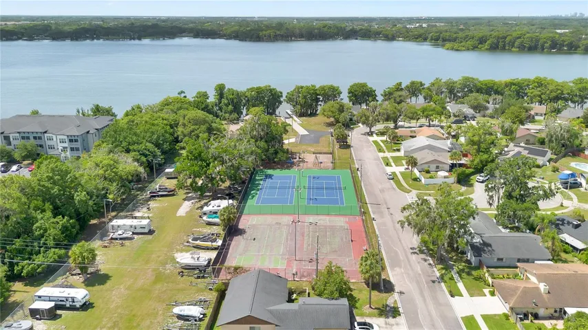 Aerial view looking towards Lake Howell