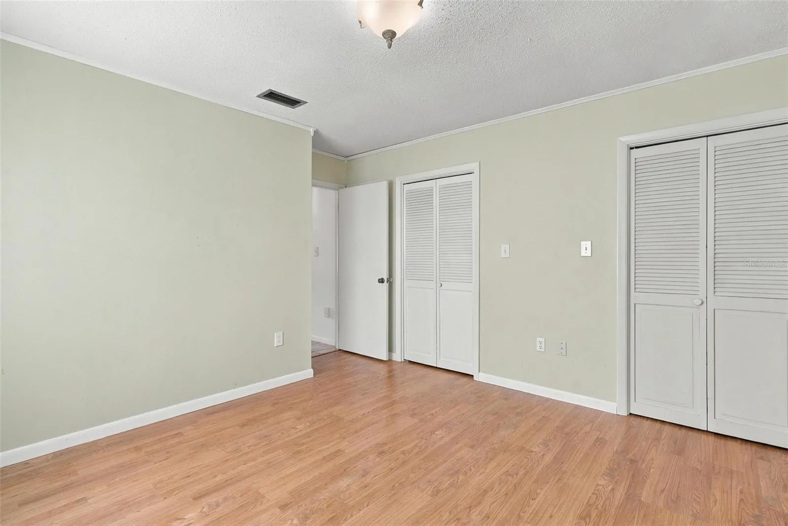 Bedroom 3 with built-in closets