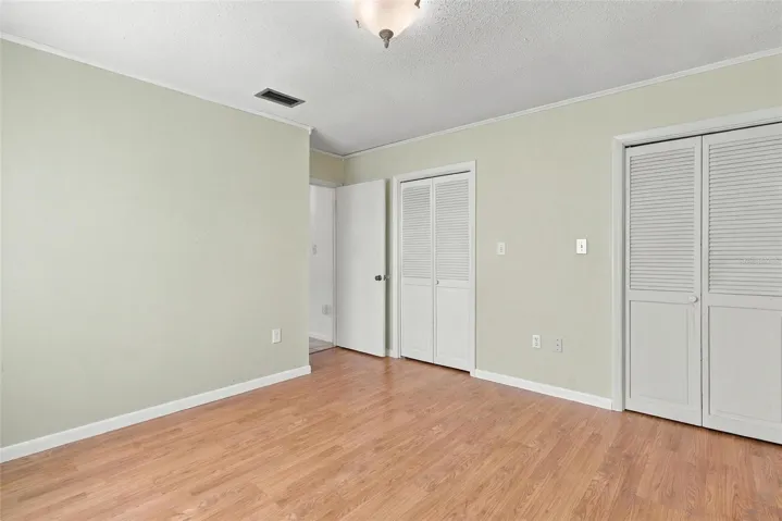 Bedroom 3 with built-in closets