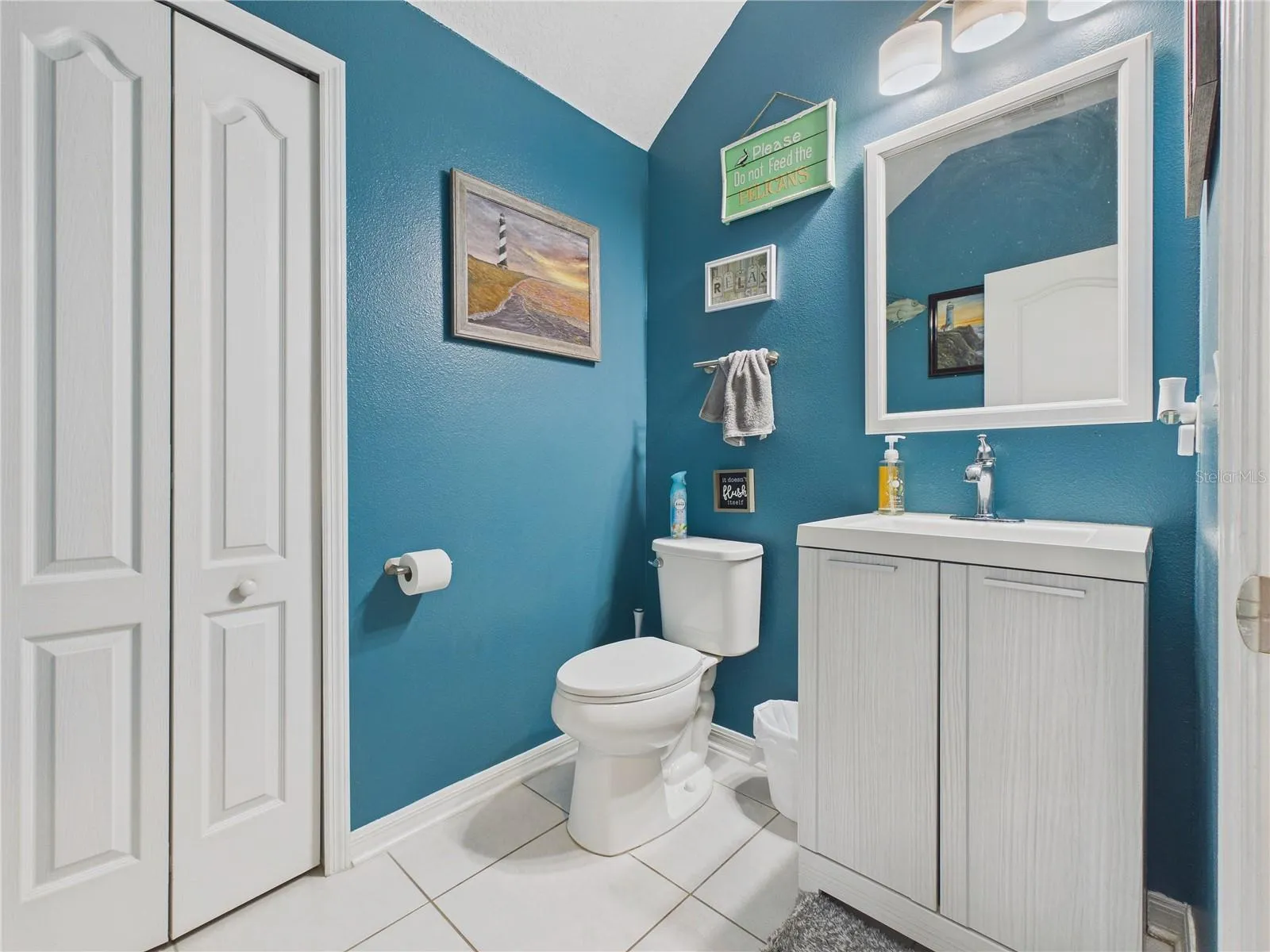 Bathroom 2, first floor 1/2 bath