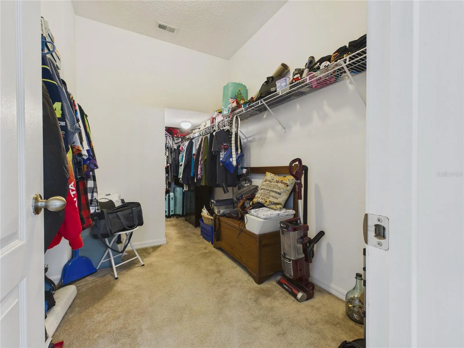 Primary walk in closet
